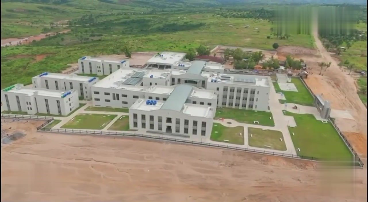 Le campus de l'Université de Kananga vu du ciel